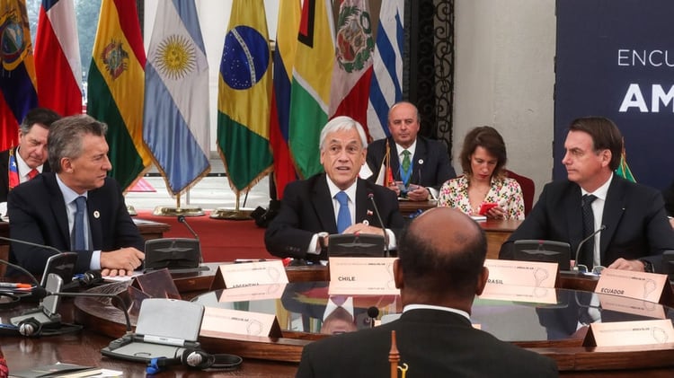 Piñera resaltó la labor de las iniciativas regionales que siguen de cerca la crisis venezolana