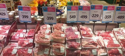 Volvió a caer el consumo interno de carne vacuna. 