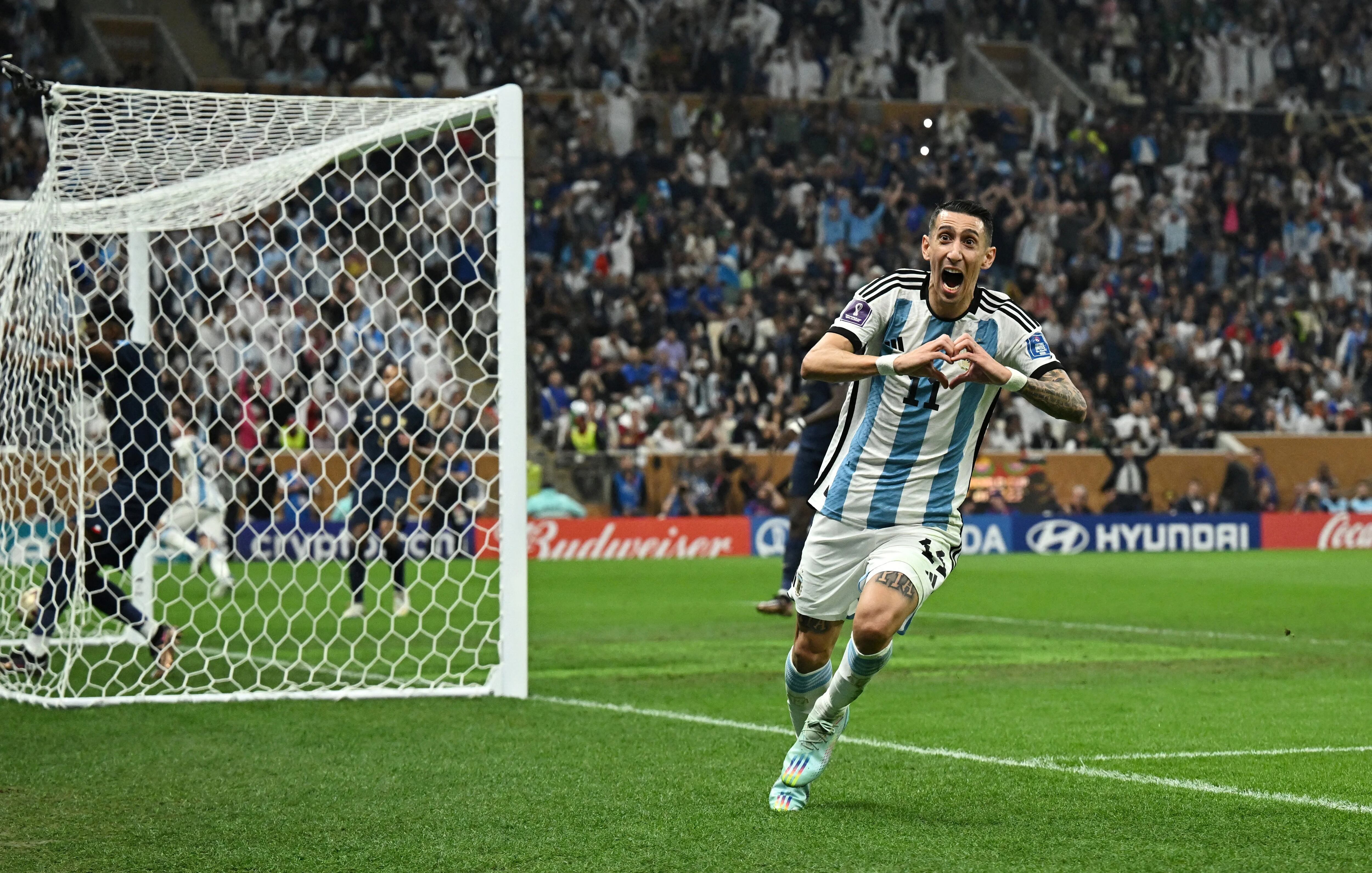 A nueve meses del título de Argentina en el Mundial, se hizo viral el golazo de Di María a Francia en la final desde un ángulo nunca visto