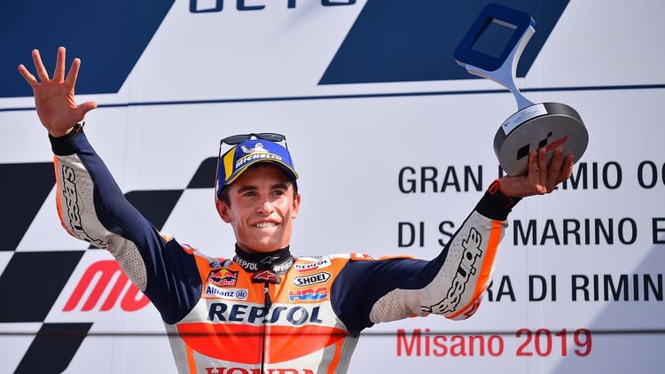 Resultado de imagen para marc marquez gp san marino 2019