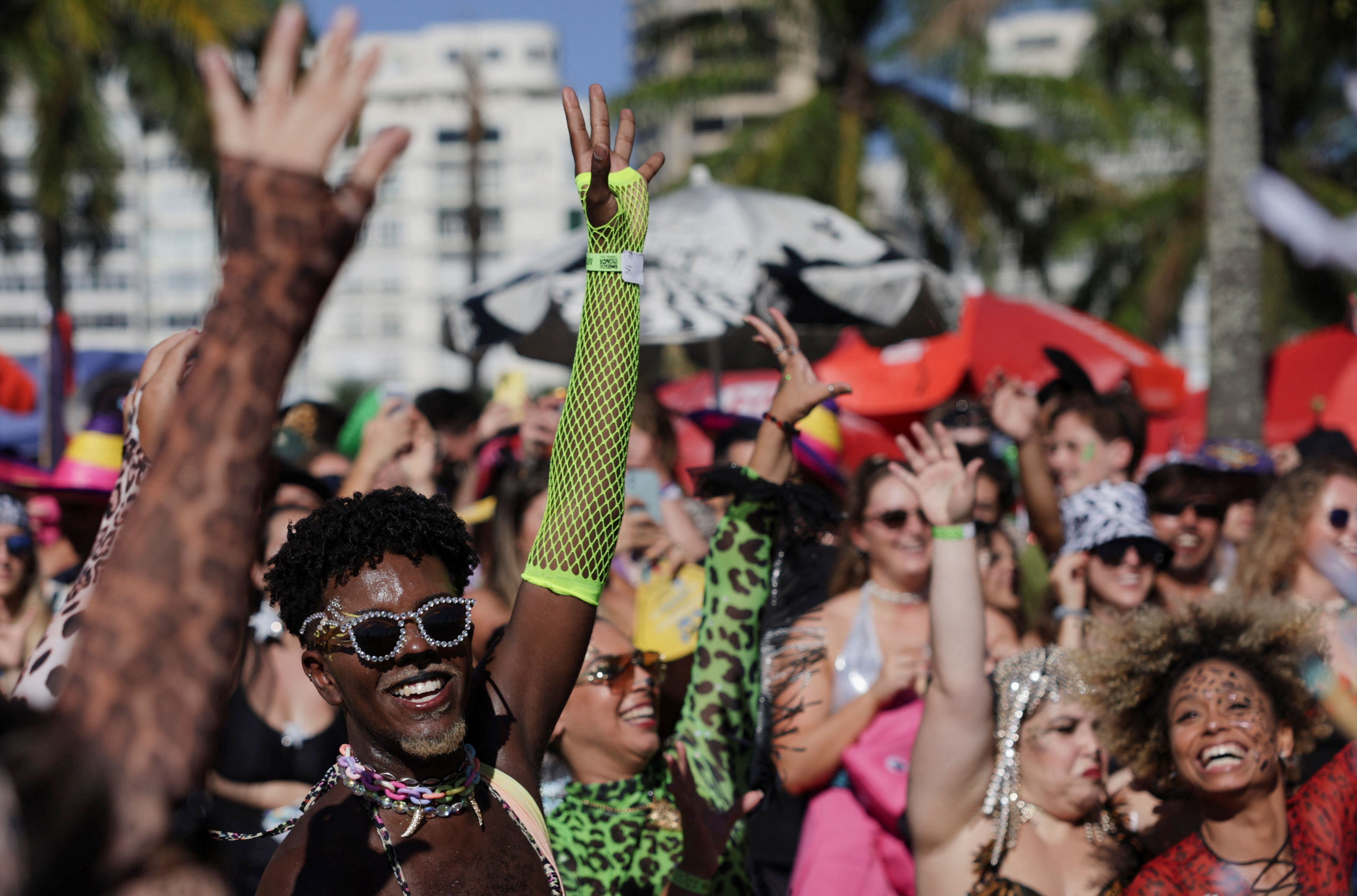 Las autoridades turísticas brasileñas esperan que el tradicional evento atraiga a unas 5 millones de personas. Río de Janeiro, Brasil, 10 de febrero de 2024. REUTERS/Ricardo Moraes