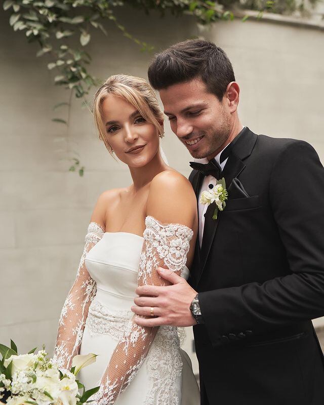 Carolina Braedt y Bruno Vega se casaron en noviembre de 2021.