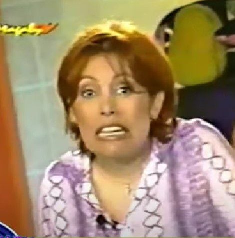Magaly Medina en su programa 'Magaly TV', antes de su evidente transformación física.