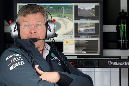 El director deportivo de F1, Ross Brawn, escribió en su columna que Racing Point analizará lo que sucedió en Imola y aprenderá de lo sucedido (Foto: Reuters / Kai Pfaffenbach)