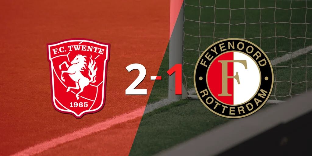 FC Twente logra 3 puntos al vencer de local a Feyenoord 2-1