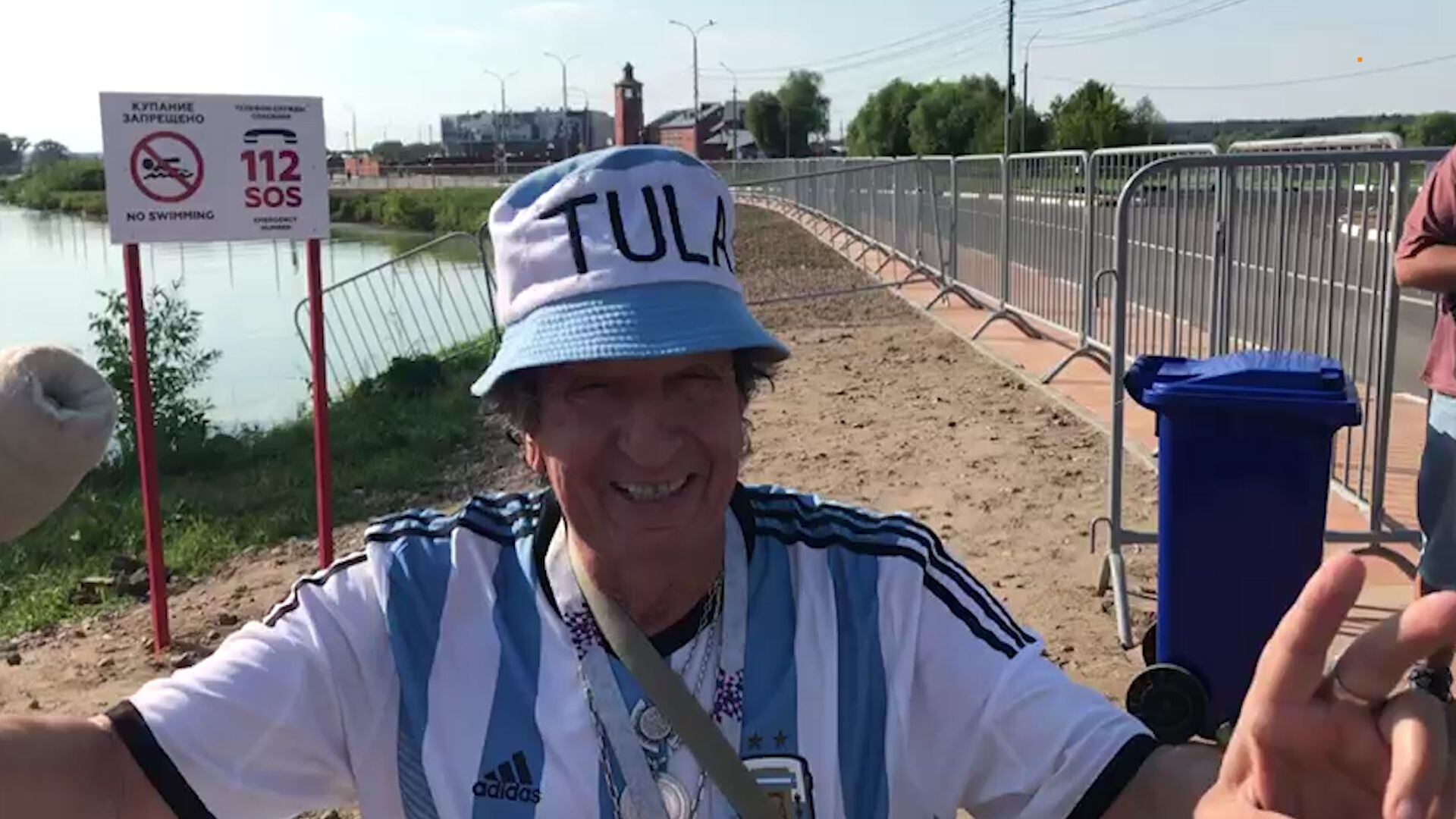 Tula, el hincha más famoso de la Selección Argentina