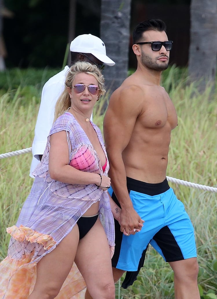 Las fotos de Britney Spears en Miami con su novio (The Grosby Group)