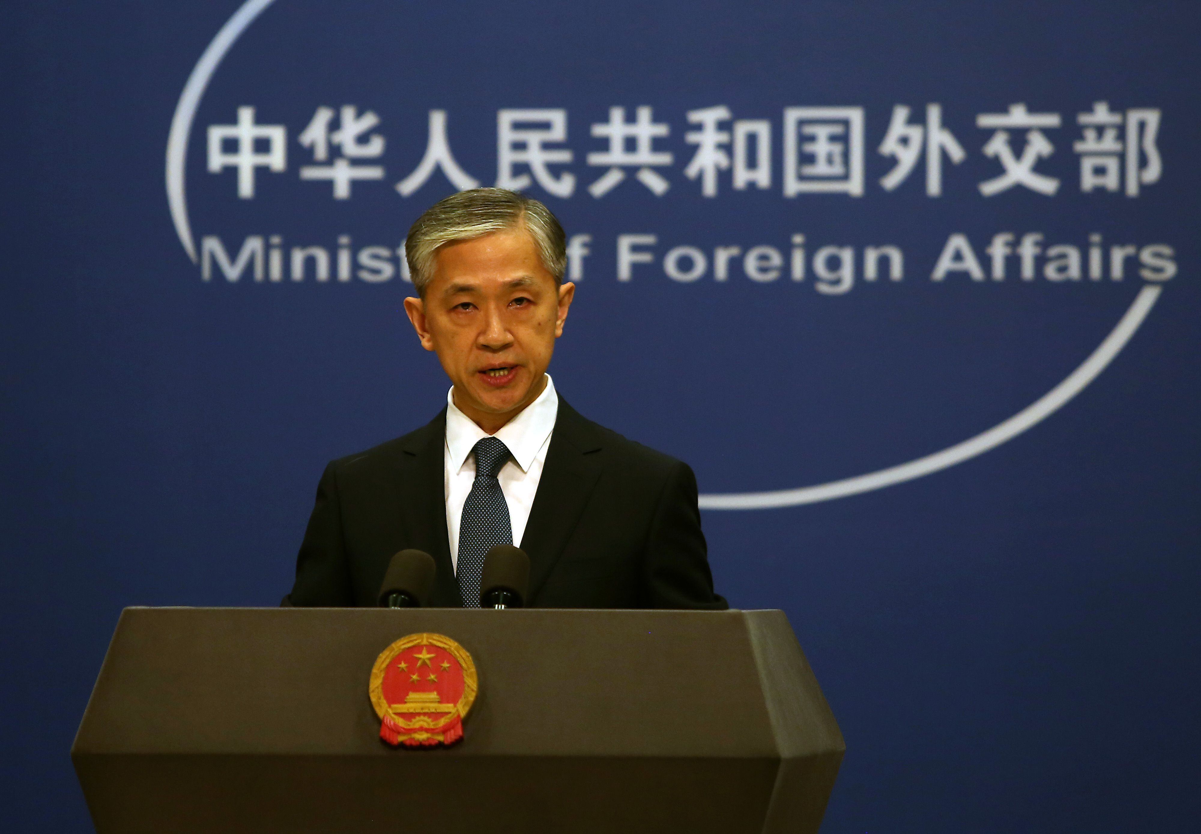 El portavoz del Ministerio de Exteriores de China, Wang Wenbin (Europa Press/Contacto/Todd Lee) 