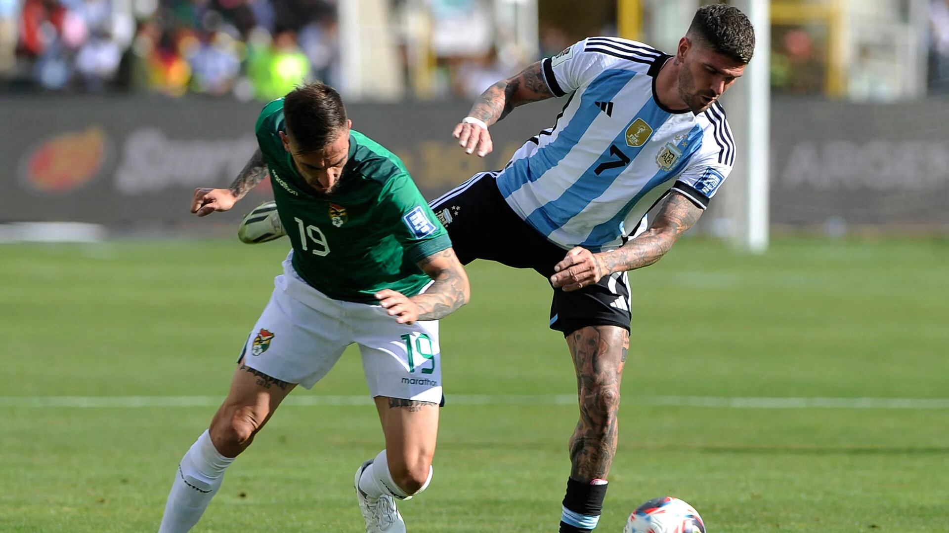 Rodrigo De Paul sufrió una lesión en el partido ante Bolivia y encendió las alarmas en la selección argentina