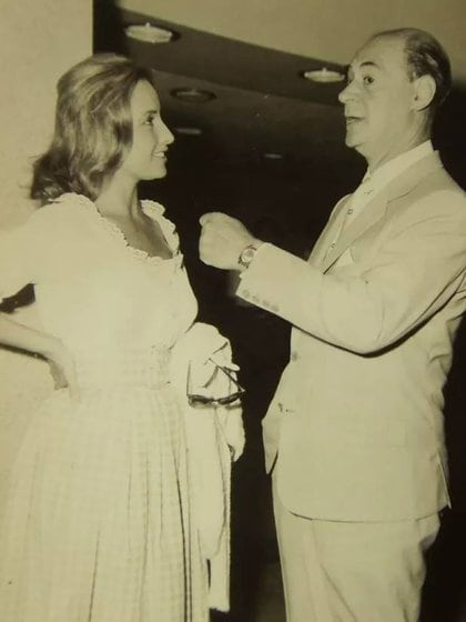 Con su colega Luis Sandrini. Protagonizaron la película “La cigarra no es un bicho” (1963), dirigida por Daniel Tinayre, entre otras películas