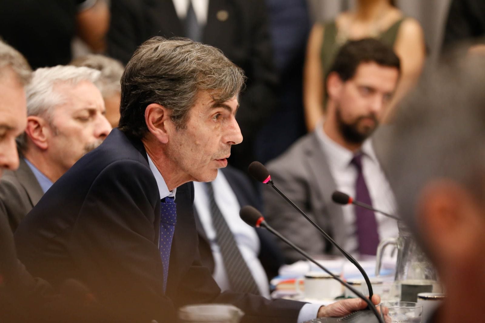 El Secretario de Energía, Eduardo Rodríguez Chirillo, durante una exposición en Diputados