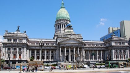 Fachada del Congreso de la Nación (Shutterstock)