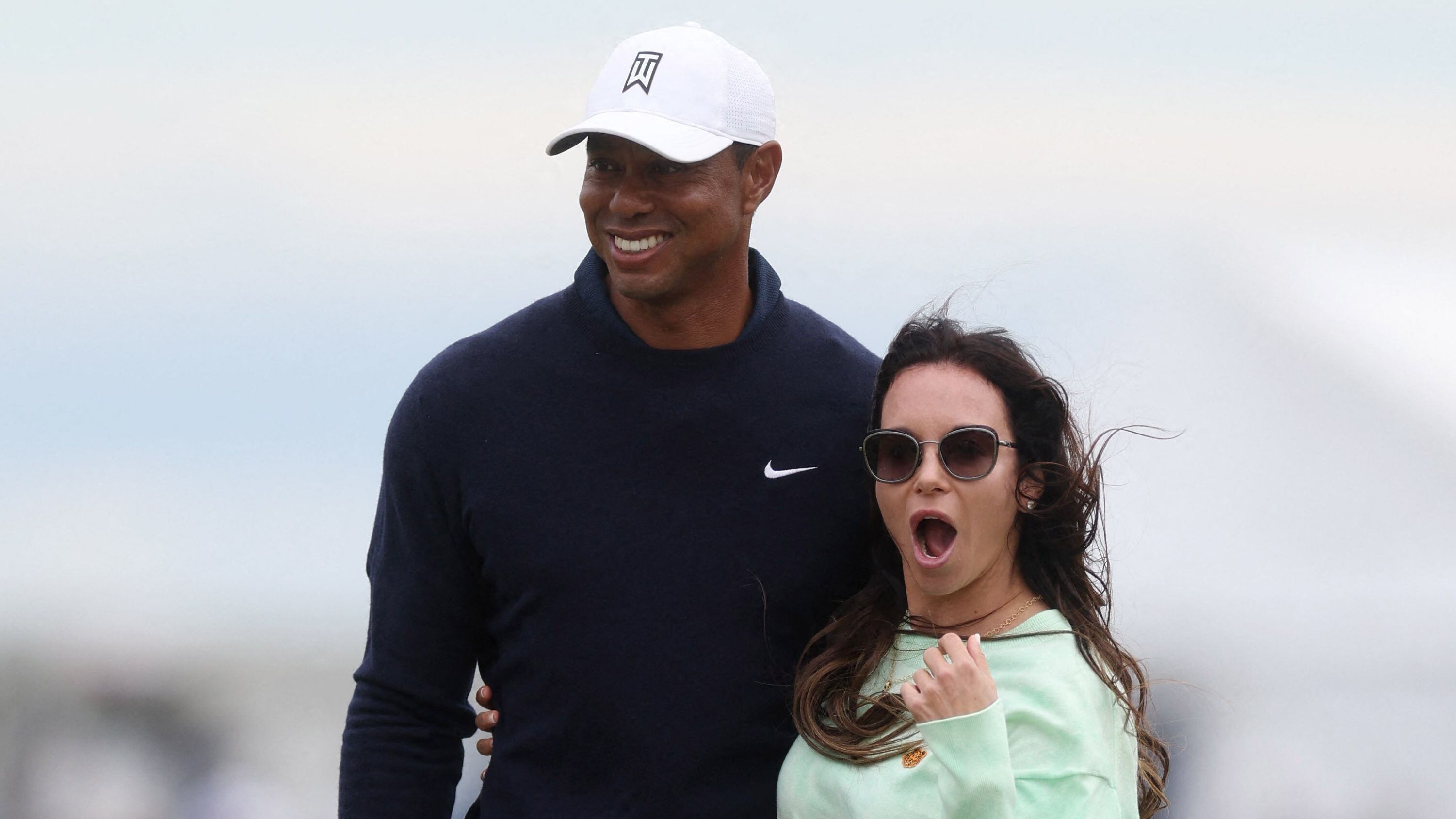 Tiger Woods junto a su ex pareja Erica Herman (REUTERS/Paul Childs)