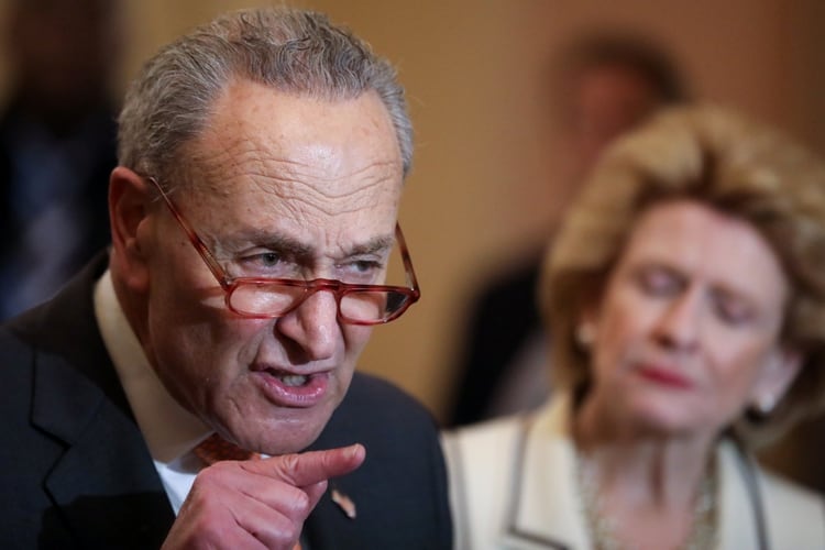 El líder de la minoría demócrata en el Senado, Chuck Schumer (REUTERS/Jonathan Ernst)