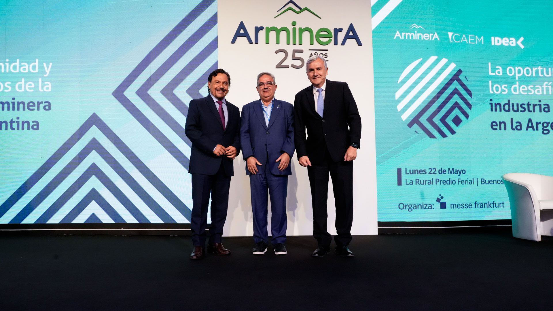 Los gobernadores de Salta, Jujuy y Catamarca juntos en Arminera 2023