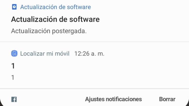 Así se ve la notificación de Localizar mi móvil en los dispositivos inteligentes. (Foto: Captura de pantalla)