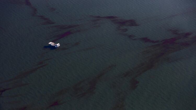 El derrame de petróleo en 2010 ocurrió cerca del estado de Louisiana, Estados Unidos y alcanzó la desembocadura del Río Misisipi (Foto: Cuartoscuro)