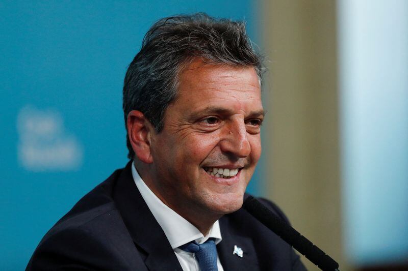 Sergio Massa, ministro de Economía.  REUTERS/Agustin Marcarian