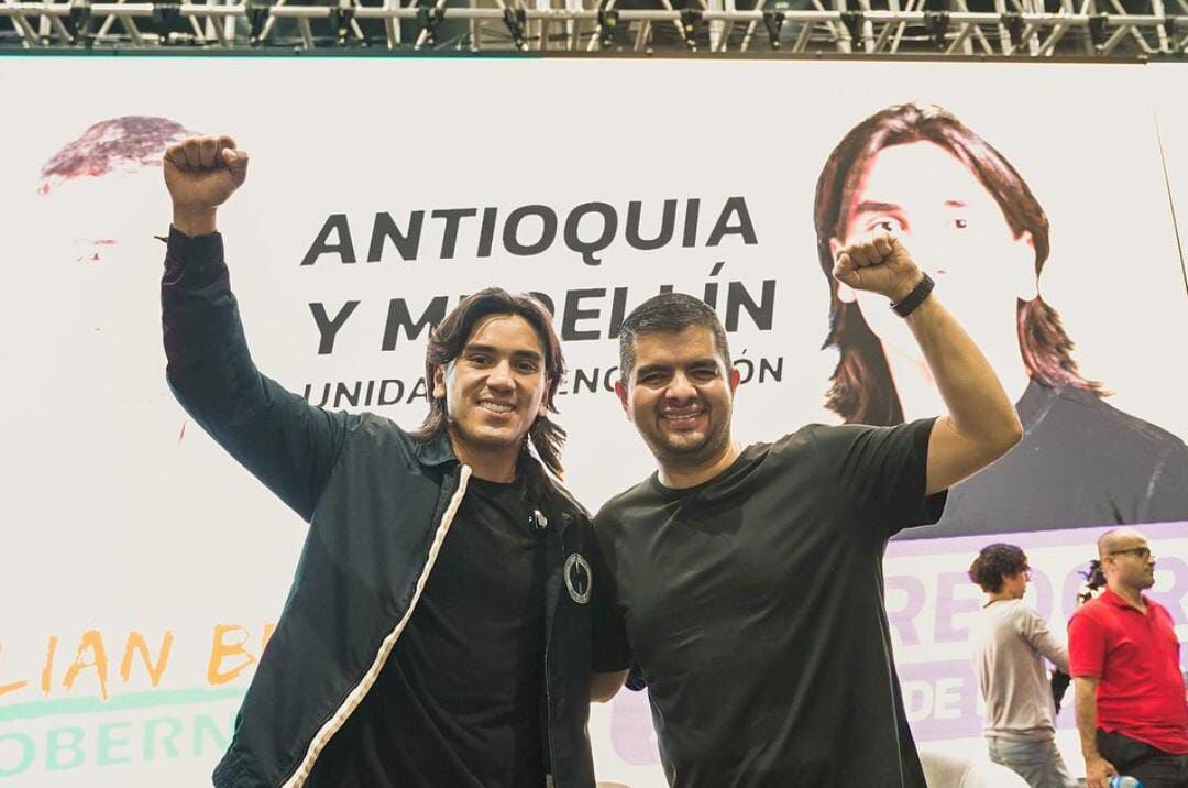 On the night of Saturday, October 7, the surprising announcement of an alliance between Albert Corredor and Julián Bedoya was made - credit @albertcorredor/Instagram