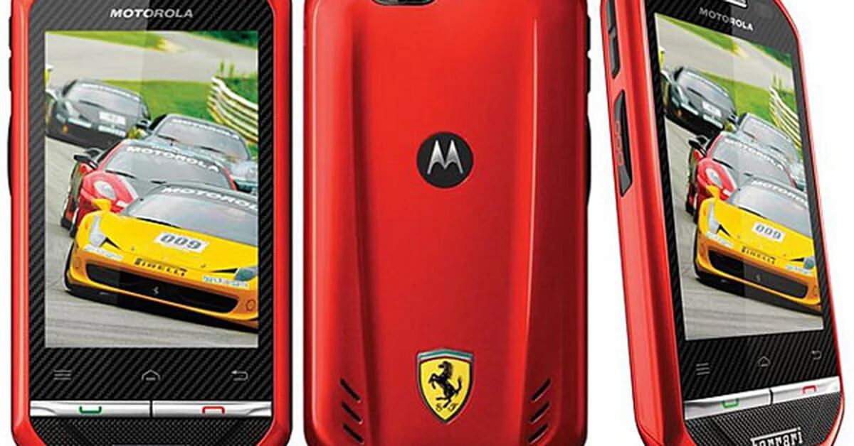 La nueva Ferrari de Motorola para líneas Nextel - Infobae