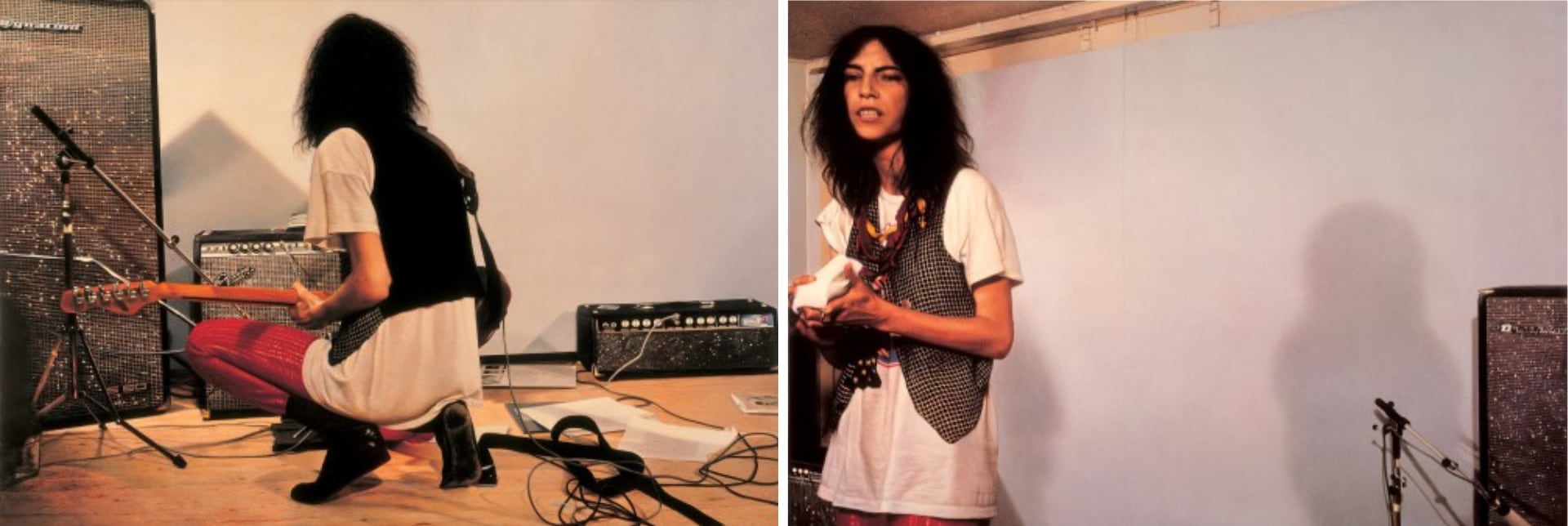 Dos retratos de Patti Smith (Museo Franz Gertsch)