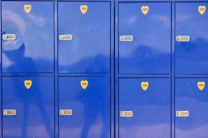 Cada juvenil tiene su propio locker para guardar pertenencias