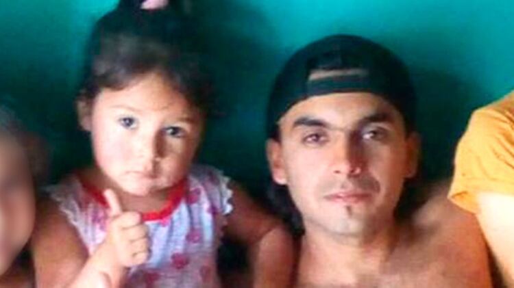 Miguel Ángel Cristo y su hijita Nahira, brutalmente asesinada a golpes