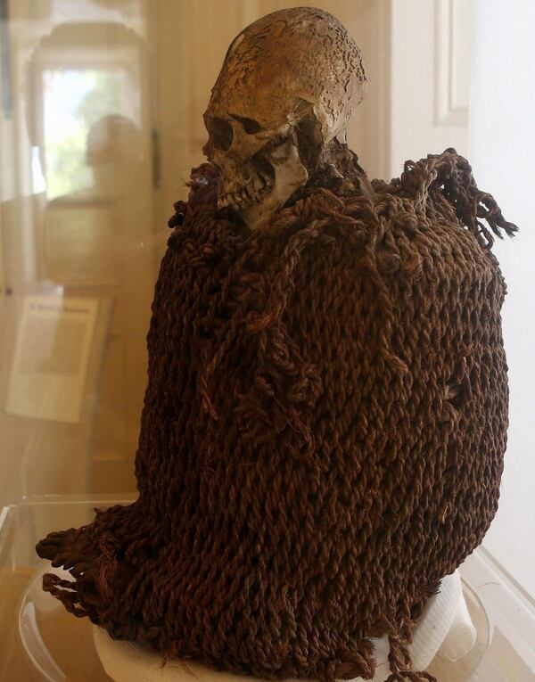 La momia aymara presente en el museo (EFE/archivo)