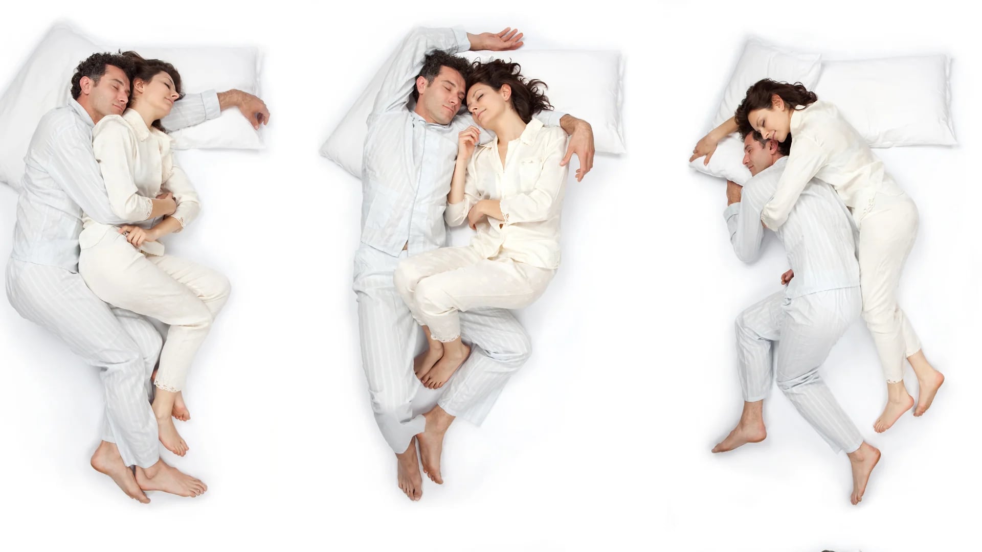 La posición en la que duerme una pareja revela mucho de la relación (iStock)