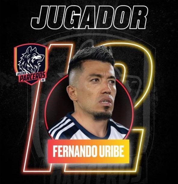 Fernando Uribe será el jugador 12 del equipo presidido por James Rodríguez en la Kings League - crédito @atleticoparcerosfc/X