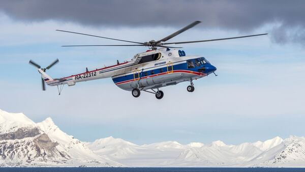 El helicóptero ruso desaparecido el jueves en el mar Ártico (Reuters)