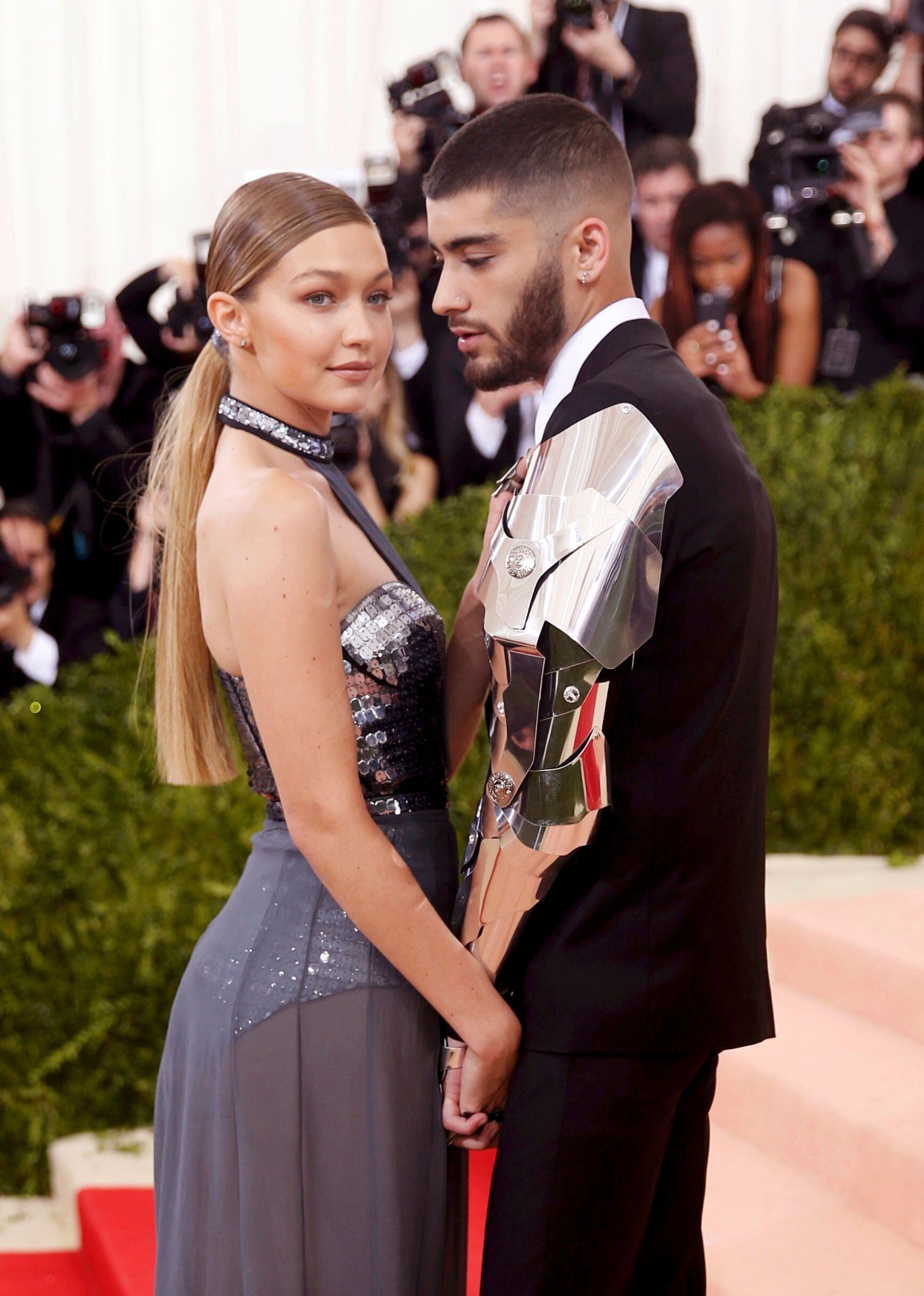 La modelo Gigi Hadid y el cantante Zayn Malik  (Reuters)