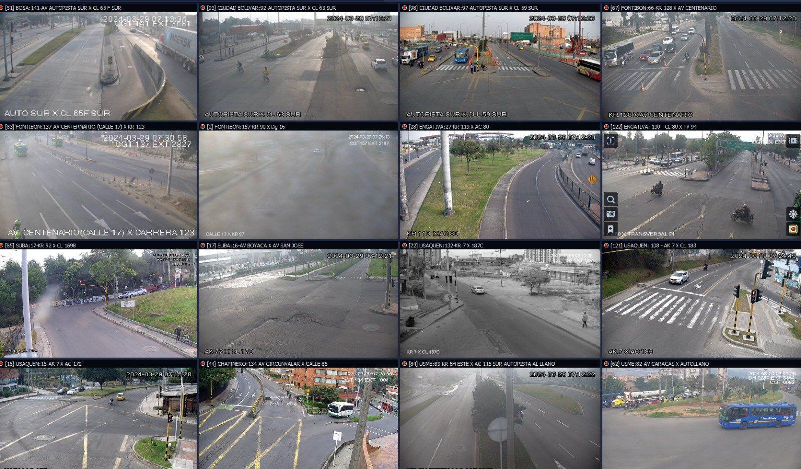 El tráfico vehicular no presenta alteraciones en Bogotá - crédito Secretaría de Movilidad de Bogotá