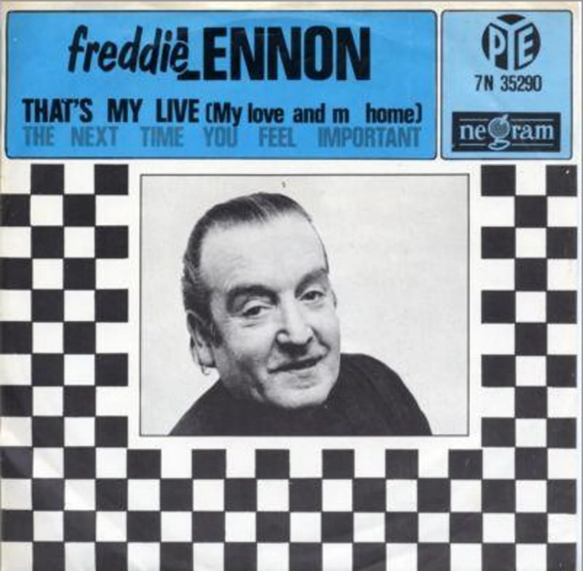 El simple que publicó Freddie Lennon en 1965