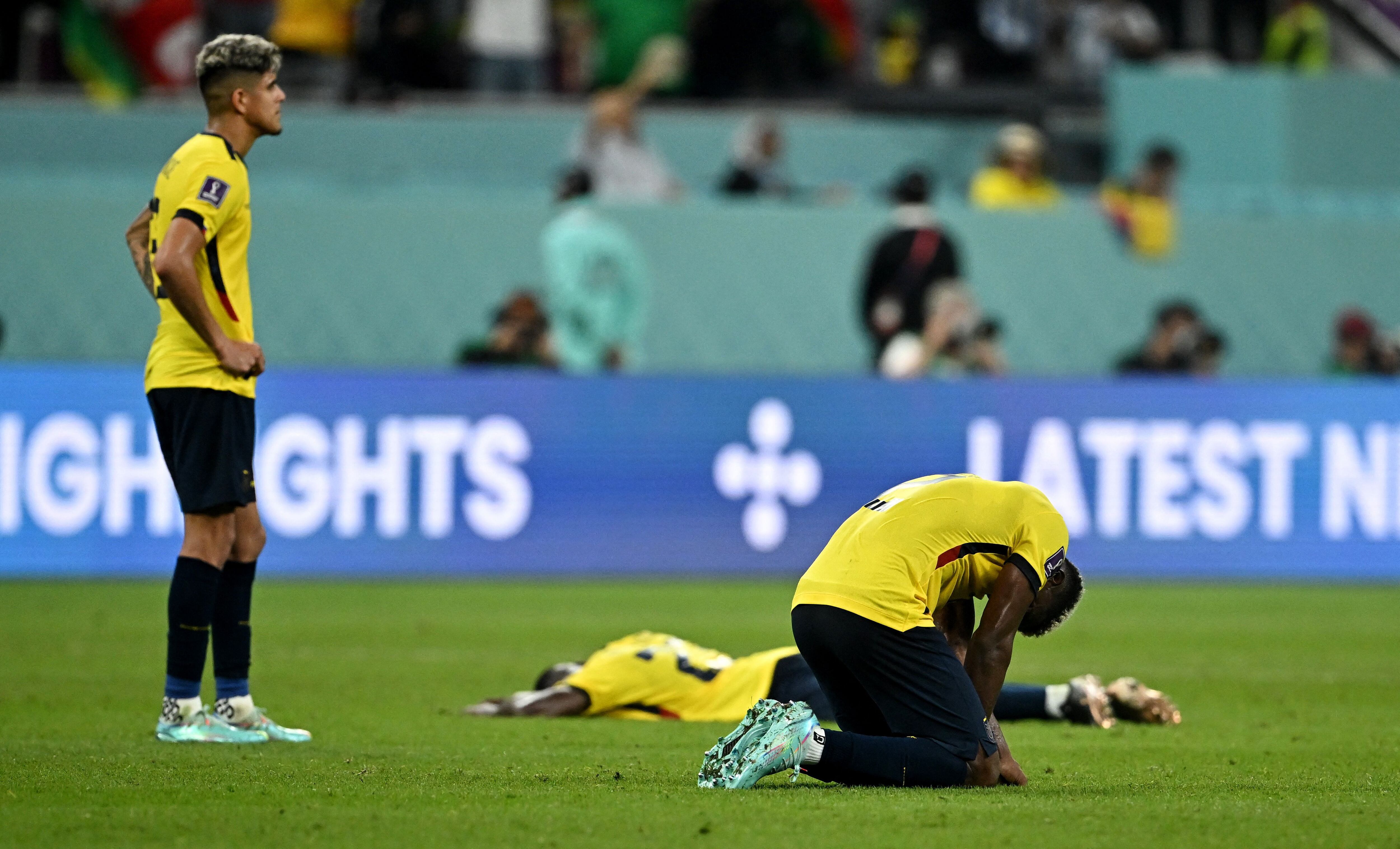 Ecuador no pudo alcanzar por segunda vez los octavos de final en una copa del mundo. REUTERS/Dylan Martinez
