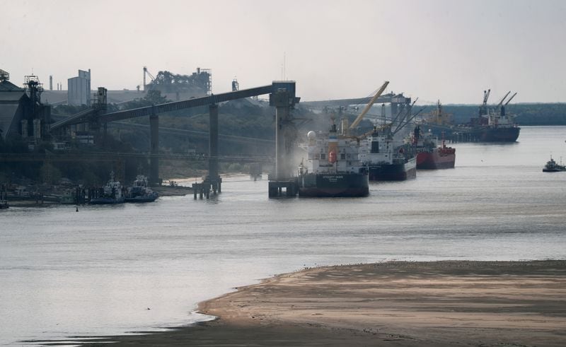 Una nueva medida de fuerza afectará a los puertos exportadores. Cruces entre los gremios y la Industria Aceitera (Reuters) 