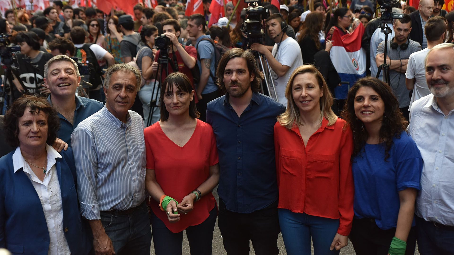 El Frente de Izquierda presentó su alianza (Franco Fafasuli)