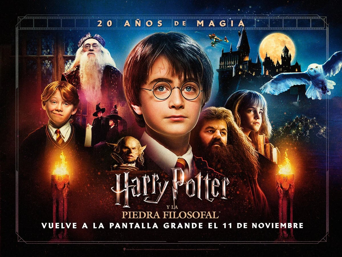 Insistir víctima superficial Harry Potter y la piedra filosofal se reestrena en el cine: cuándo podrá  verse en Argentina - Infobae