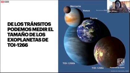 Tamaños de exoplanetas (Foto: UNAM)