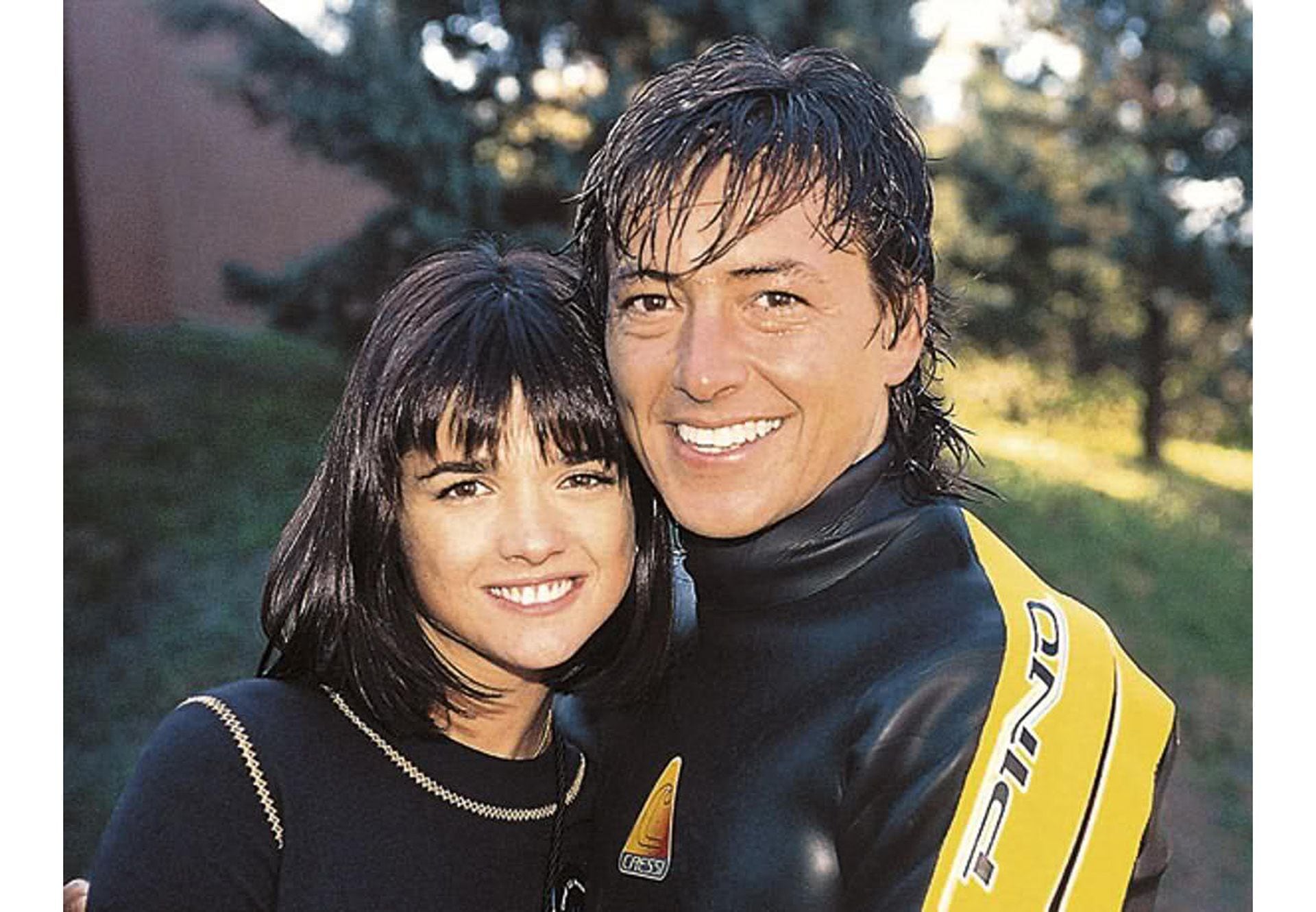 Araceli González y Gustavo Bermúdez, como Camila del Molino López y Manuel Espalda en Nano, 1994