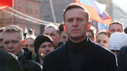 Alexei Navalny, durante una marcha opositora en Moscú (Reuters/archivo)