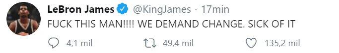 La furia de LeBron James en Twitter