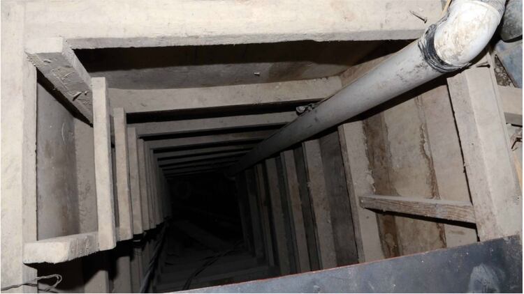 El túnel por que el que Guzmán Loera escapó del Altiplano en 2015 (Foto: Cuartoscuro)