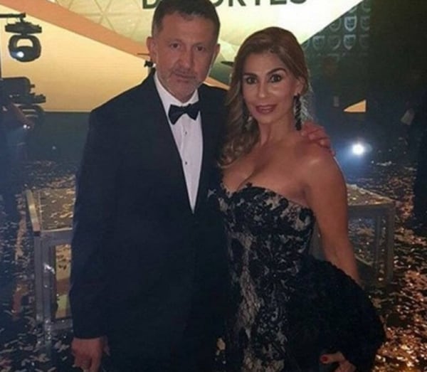Juan Carlos Osorio y su esposa Julieth Ceballos