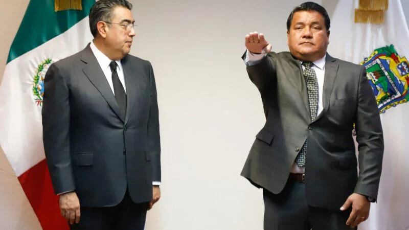 Primo de Barbosa asumió la Secretaría de Gobernación de Puebla