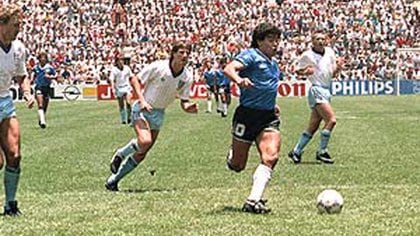 Maradona y Lineker se enfrentaron en el Mundial de México 1986