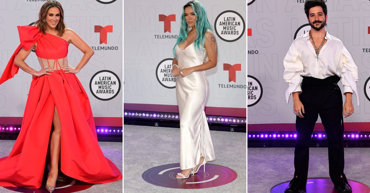 In photos: celebrities on the red carpet at the 2021 Latin American Music Awards