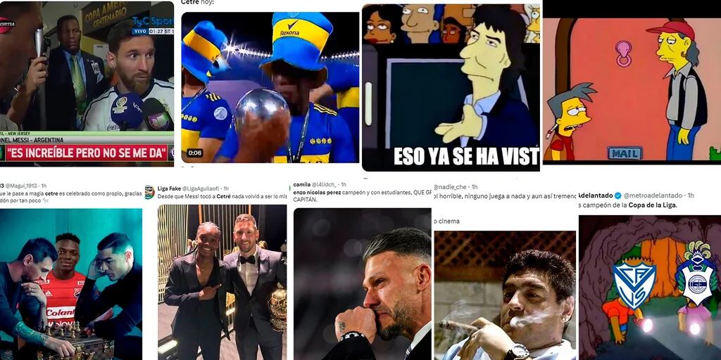 Estallaron los memes por el título de Estudiantes ante Vélez: Cetré en modo Messi, el “llanto” de Boca por Enzo Pérez y burlas a Gimnasia