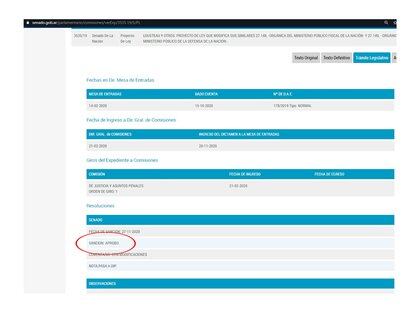 A las 20.35 Martín Lousteau denunció en el recinto que en la web del Senado figuraban aprobados proyectos que no se habían votado