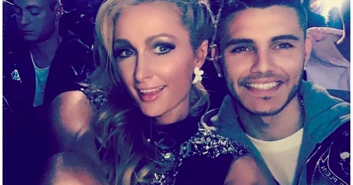 With Wanda Nara in Argentina, Mauro Icardi greeted Paris Hilton and surprised his followers: “Queen”